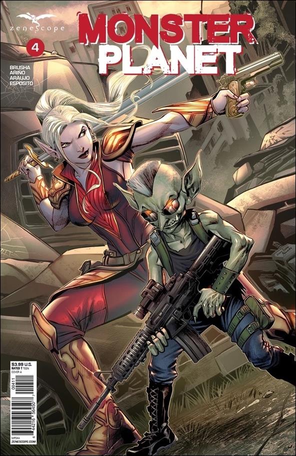 Monster Planet issue 4 Martin Coccolo Cover