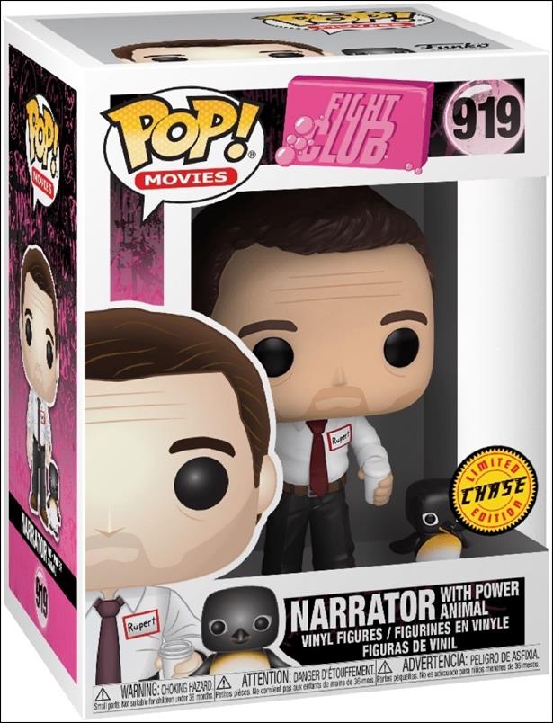 POP! Movies figure 919-B Narrator with Power Animal Chase