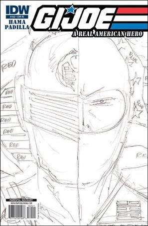 G.I. Joe: A Real American Hero issue 160-C Larry Hama 1:10 Sketch Cover