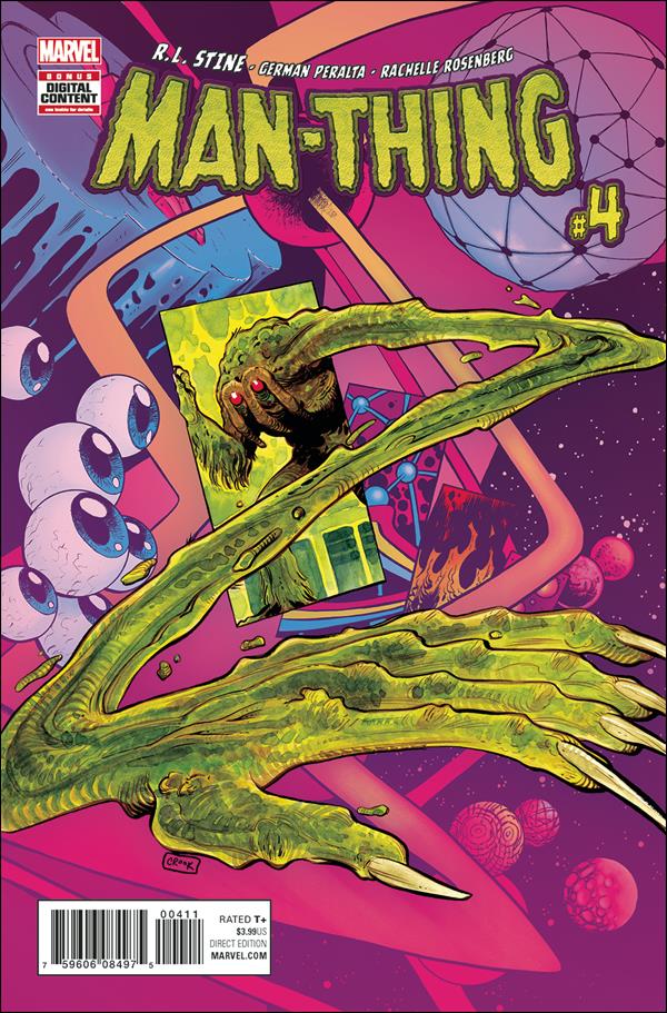 Man-Thing (2017) issue 4 Tyler Crook Cover