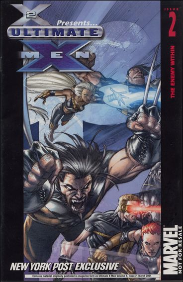 Ultimate X-Men (2000) issue 2-B New York Post Edition