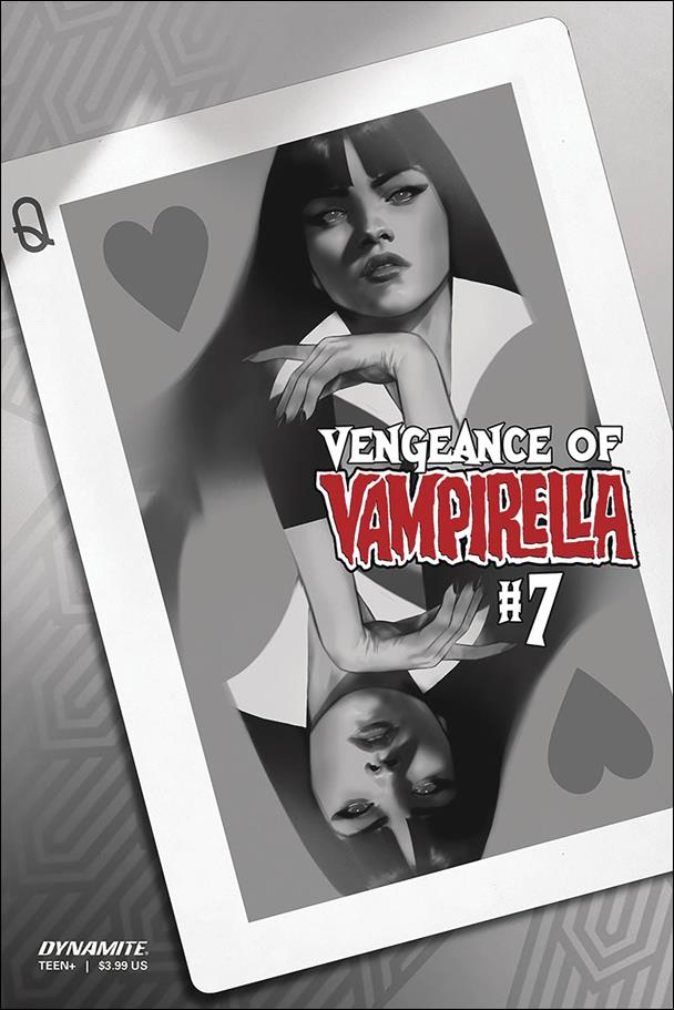 Vengeance of Vampirella (2019) issue 7-G Ben Oliver 1:30 Black & White Cover