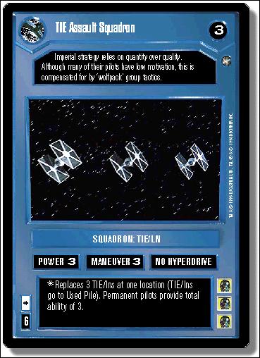 Star Wars: A New Hope Limited (Base Set) card 72 TIE Assault Squadron