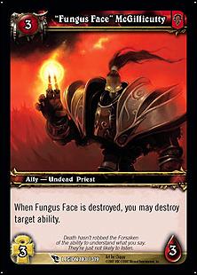 World of Warcraft: March of the Legion (Base Set) card 183 "Fungus Face" McGillicutty
