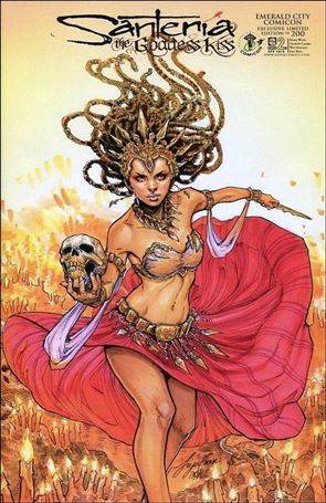 Santeria: The Goddess Kiss issue 2-D Siya Oum Emerald City Comicon Cover 1/200