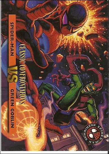 Spider-Man Premium: Eternal Evil (Base Set) card 40 Spider-Man vs Green Goblin