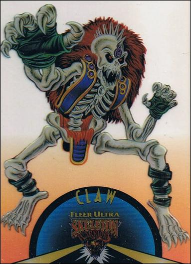 Fleer Ultra Skeleton Warriors (Suspended Animation Subset) card 9 Claw