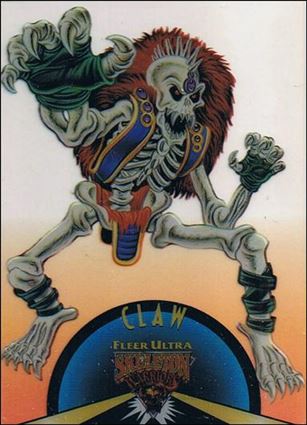 Fleer Ultra Skeleton Warriors (Suspended Animation Subset) card 9 Claw