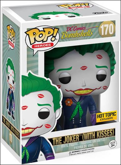 POP! Heroes figure 170 The Joker (With Kisses) Hot Topic Exclusive