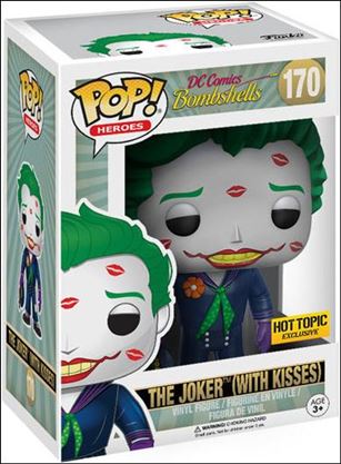 POP! Heroes figure 170 The Joker (With Kisses) Hot Topic Exclusive