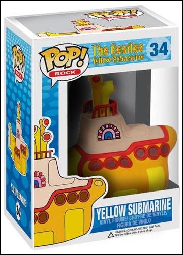 Pop! Rocks figure 34 Yellow Submarine