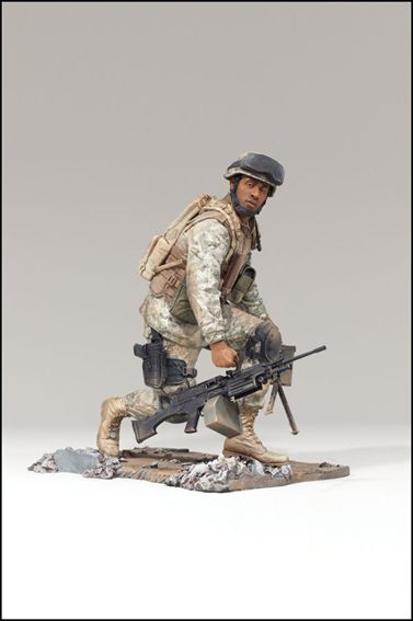 McFarlane Military (Redeployed) Series 2 figure 5 Marine SAW Gunner