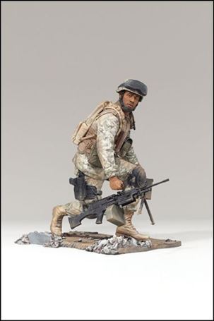 McFarlane Military (Redeployed) Series 2 figure 5 Marine SAW Gunner
