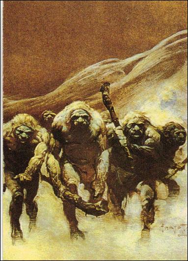 Frazetta (Base Set) card 21 Neanderthal