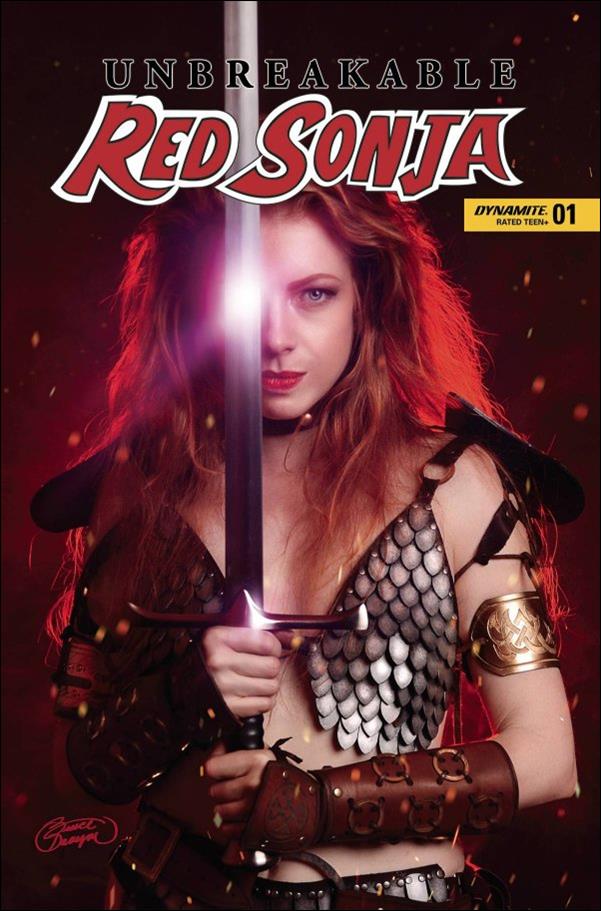 Unbreakable Red Sonja issue 1-E Cosplay Photo Cover