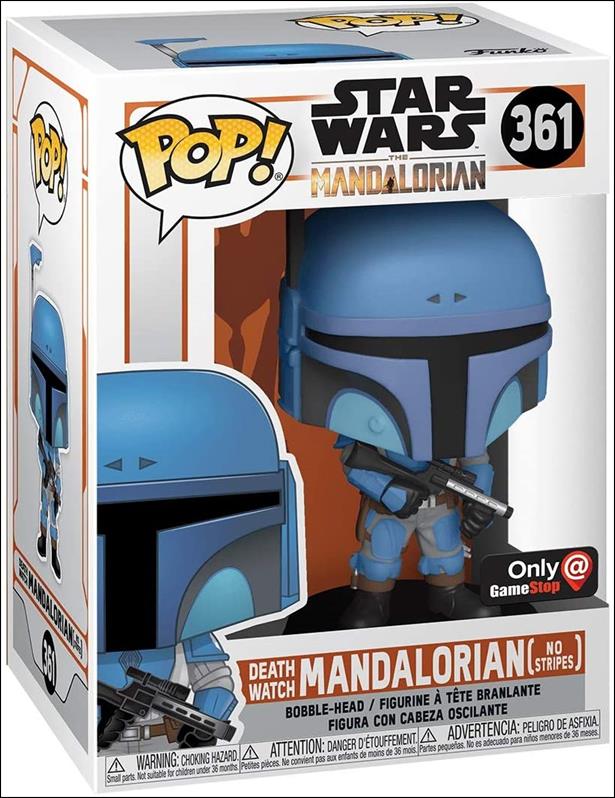 POP! Star Wars figure 361 Death Watch Mandalorian (No Stripes) GameStop