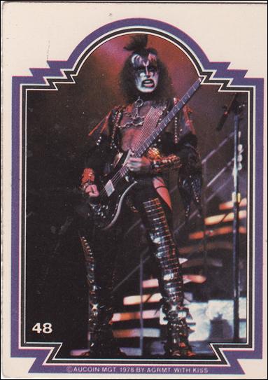 KISS: Series 1 (Base Set) card 48 Gene Simmons
