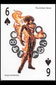 Artifacts Playing Cards (Promo) card 6 Spades The Ember Stone - Glorianna Silver