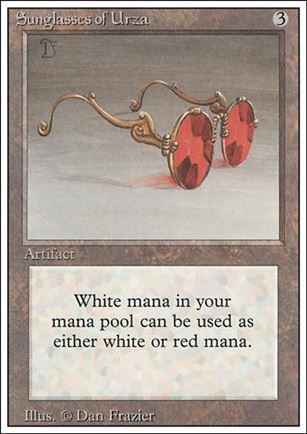Magic the Gathering: Revised (Base Set) card 278 Sunglasses of Urza