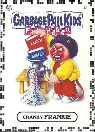 Garbage Pail Kids: Flashback Series 2 (White Border Base Set) card 4a Cranky Frankie