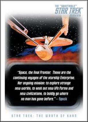 Quotable Star Trek Movies (Promo) card P3 