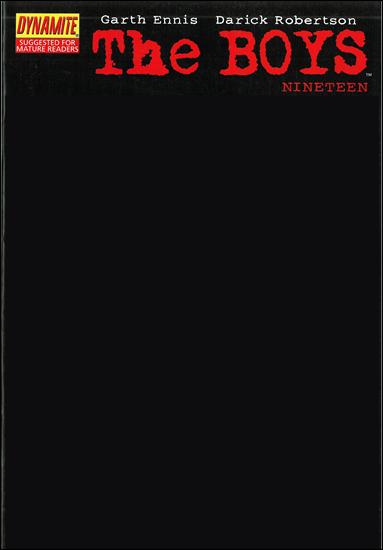 Boys issue 19-B All Black Convention Cover