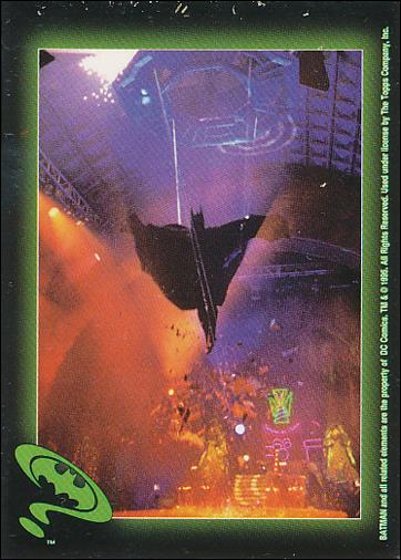 Batman Forever Stickers (Base Set) card 28 Dropping By