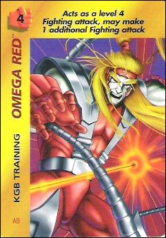 Marvel OverPower (Base Set) card nn157 Omega Red: KGB Training
