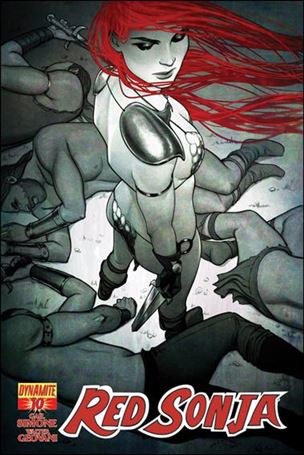 Red Sonja (2013) issue 11-D Jenny Frison 1:15 Black & White Cover