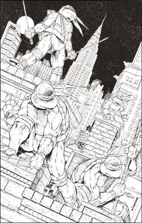 Teenage Mutant Ninja Turtles 30th Anniversary Special issue nn-S Mike DeBalfo New York Comic Con Sketch Cover 1/100