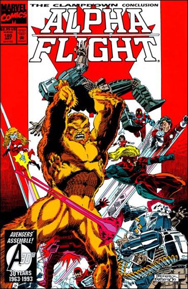 Alpha Flight (1983) issue 120-B Unbagged Cover