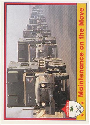 Operation Desert Shield (Base Set) card 37 Maintenance on the Move