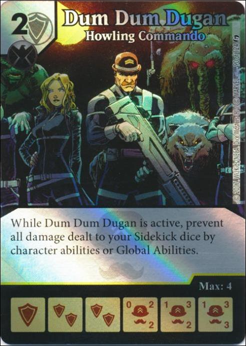 Marvel Dice Masters Guardians of the Galaxy  card 90 Dum Dum Dugan: Howling Commando 