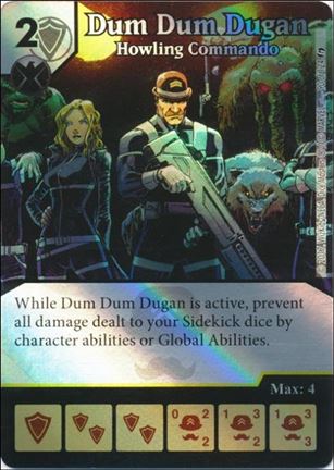 Marvel Dice Masters Guardians of the Galaxy  card 90 Dum Dum Dugan: Howling Commando 