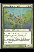 Magic the Gathering: Duels of the Planeswalkers (Base Set) card 72 Jagged-Scar Archers