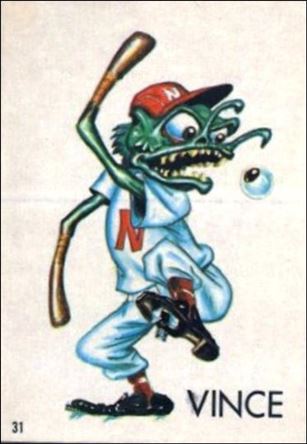 Ugly Stickers (1965) (Base Set) card 31-D Vince