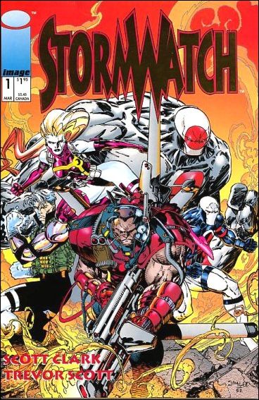 StormWatch (1993) issue 1-C Gold Logo Cover
