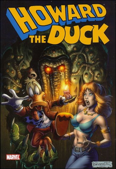 Howard the Duck Omnibus issue nn Frank Brunner Dust Jacket
