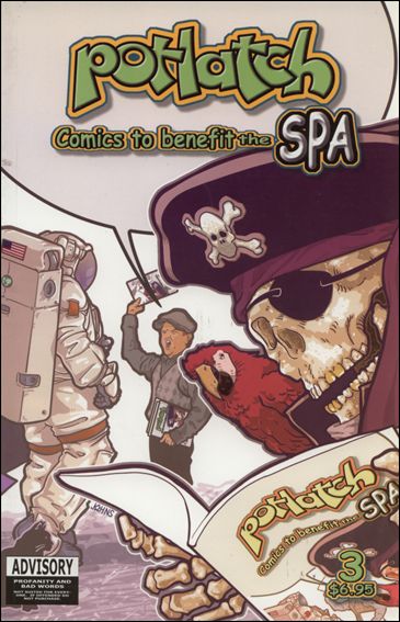 Potlatch issue 3 Comics to Benefit the SPA - Jeff Johns Cover
