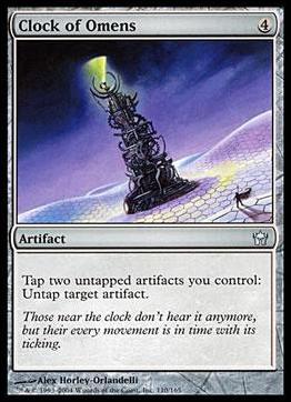 Magic the Gathering: Fifth Dawn (Base Set) card 110 Clock of Omens