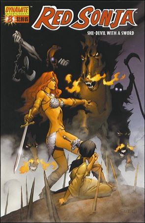 Red Sonja (2005) issue 8-C Mel Rubi Cover