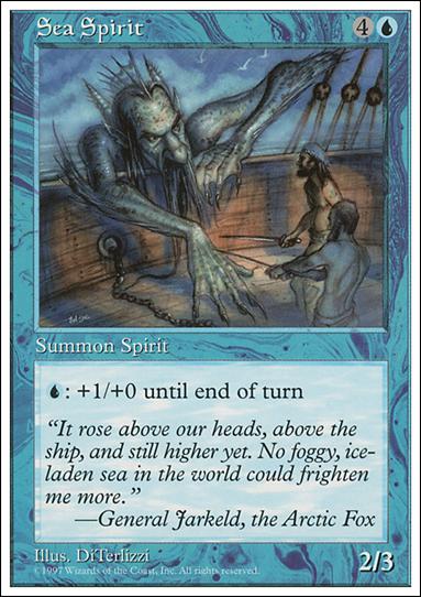Magic the Gathering: 5th Edition (Base Set) card 119 Sea Spirit