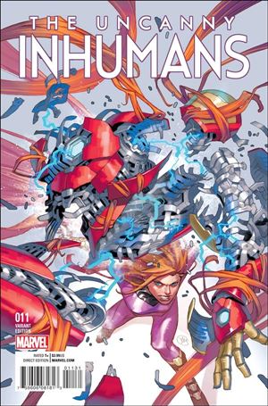 Uncanny Inhumans issue 11-B Yasmine Putri 1:25 Cover