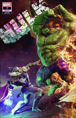 Hulk (2022) issue 7-K Björn Barends Frankie's Comics/Golden Apple Cover