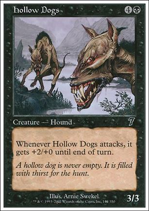 Magic the Gathering: 7th Edition (Base Set) card 141 Hollow Dogs