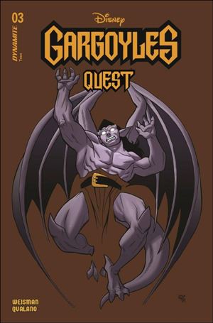 Gargoyles: Quest issue 3-C Drew Moss Color Bleed Cover