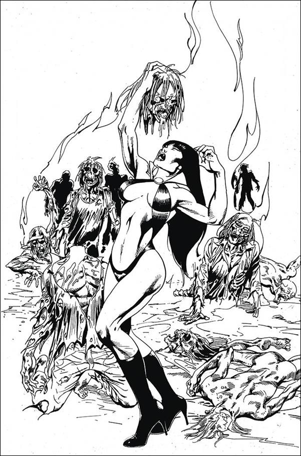 Vengeance of Vampirella (2019) issue 14-J Roberto Castro 1:21 Black & White Virgin Cover