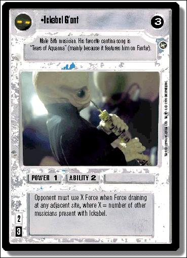Star Wars: A New Hope Limited (Base Set) card 89 Ickabel G'ont
