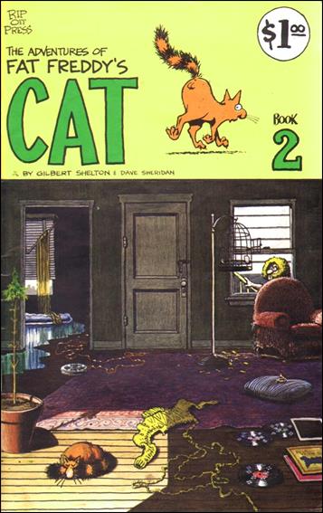 Adventures of Fat Freddy's Cat issue 2-D $1.00  Cover (4th Printing)
