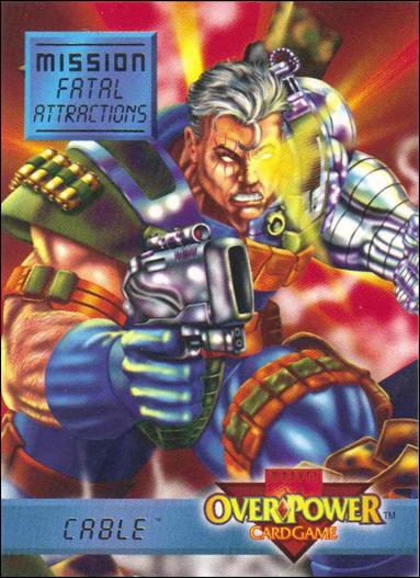 Marvel Overpower (Mission Subset) card FaA 2 of 7 Cable